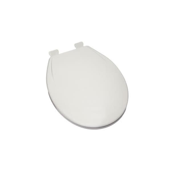 Plumbing Technologies Plumbing Technologies 1F1R5-81 Premium Ice Gray Molded Round Wood Toilet Seat 1F1R5-81 - main